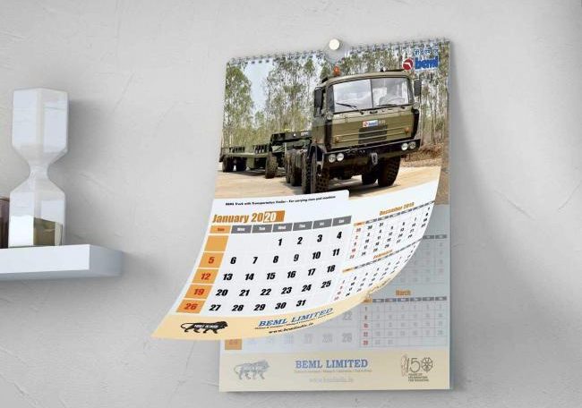 BEML calendar design"