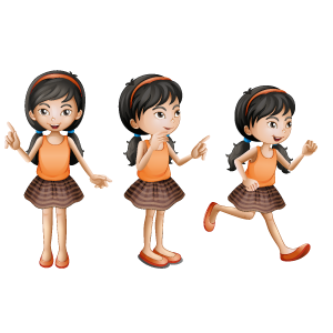 3D Female character modeling services in Bangalore.